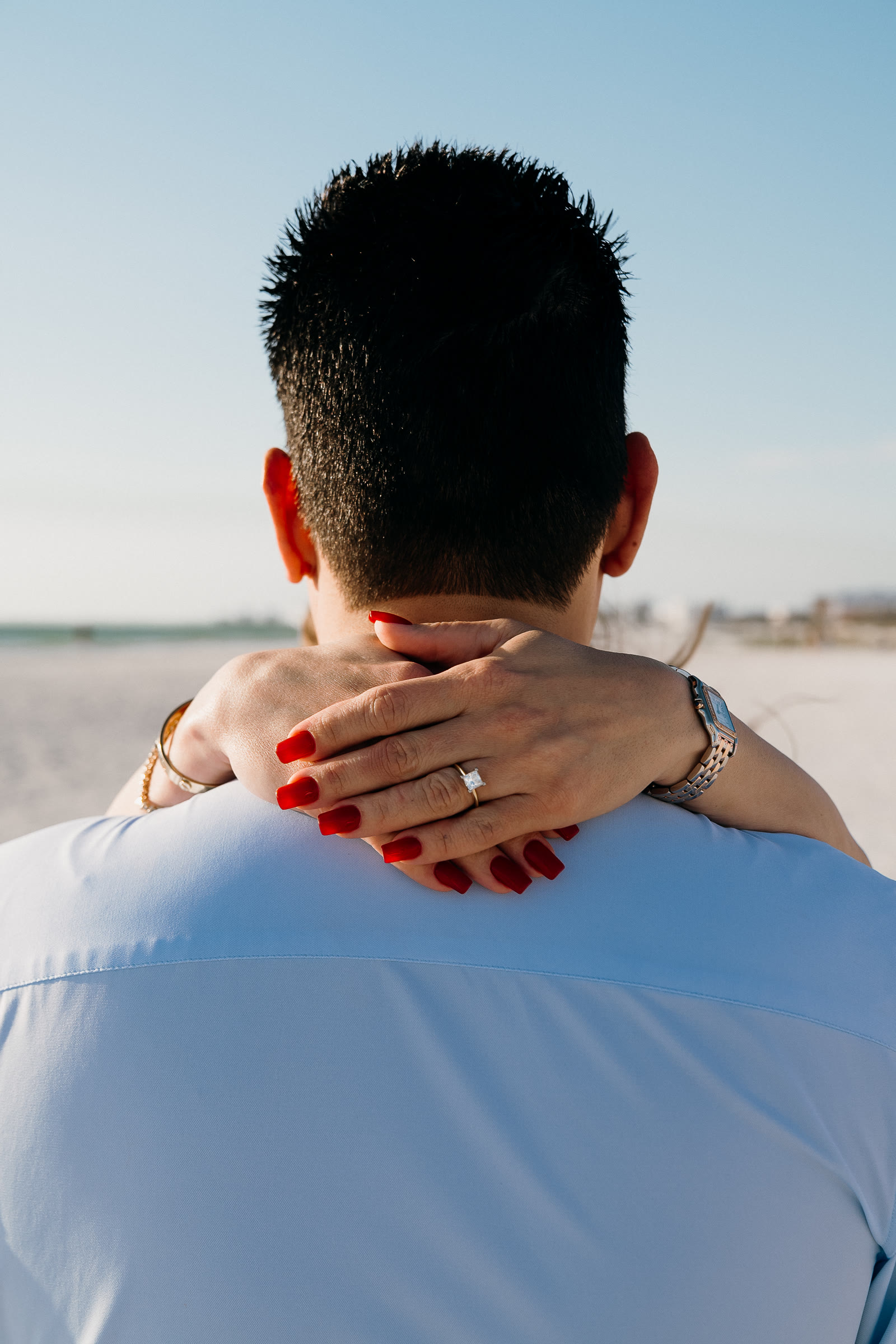 Heydi & Yaikiel — engagement ring detail